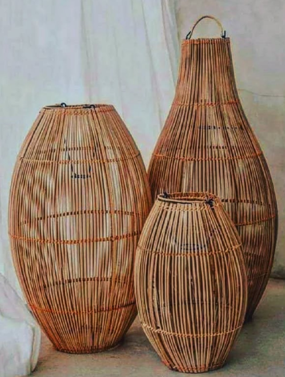 Long Bamboo Fish Cage for Deep Water Fishing. (POLO)