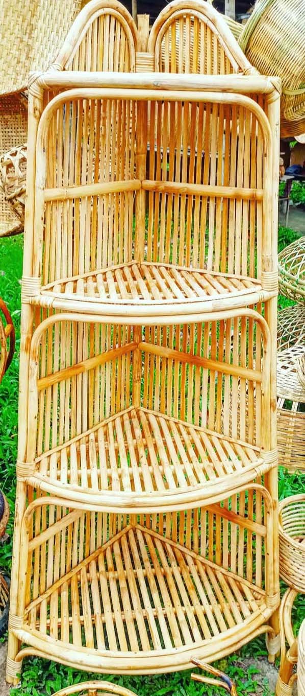 Bamboo Corner Rack